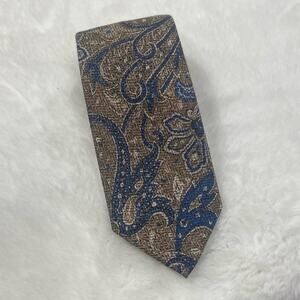 Michael Kors Paisley Print Wool Tie Men's